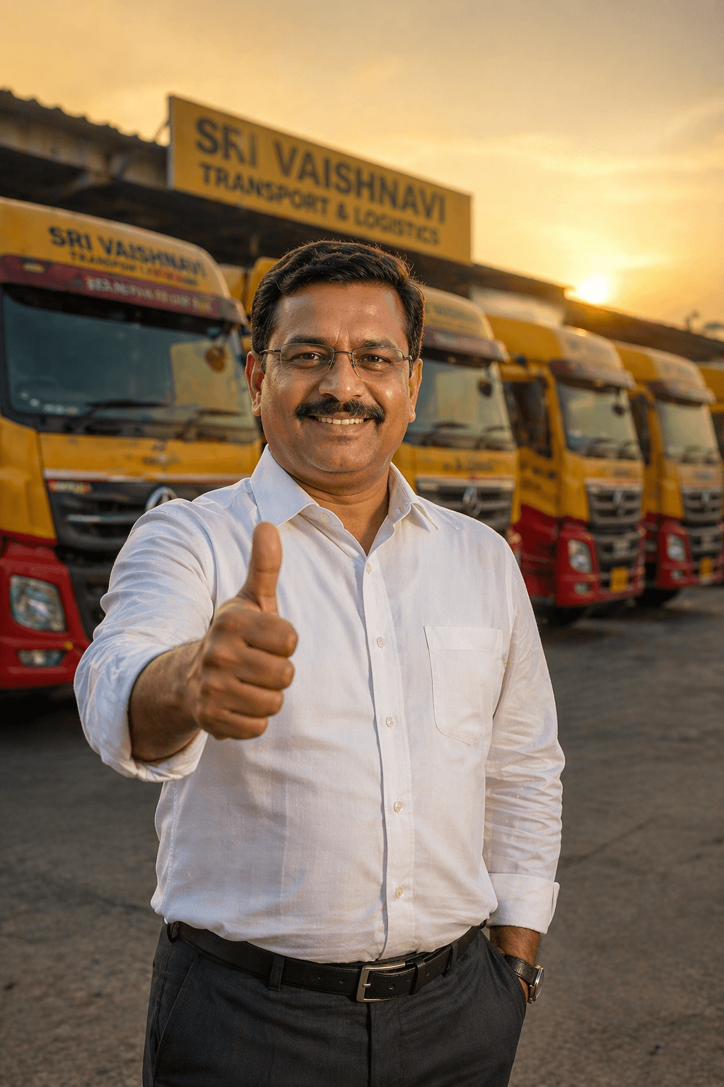 Commercial Fleet Owner Thumbs Up